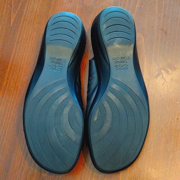 SAS TRIPAD COMFORT QUATRO SLINGBACK SANDALS, BLACK, 9.5 WW  LIKE NEW!! - Picture 10 of 11
